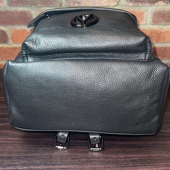 Mario Valentino Leather Backpack - Picture 5 of 7